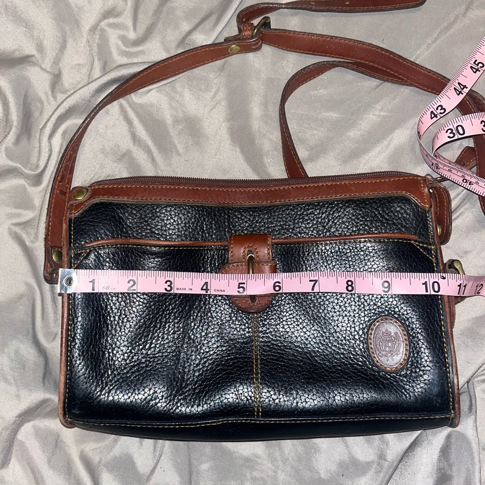 Liz Claiborne Black and Brown Crossbody Bag - Picture 5 of 6